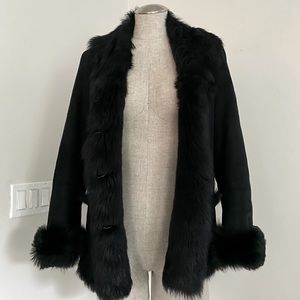 Genuine sheepskin y2k jacket